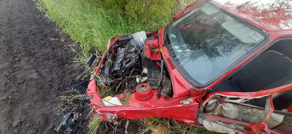 Alcoholizado se pasó de carril y embistió a una camioneta en la ruta 88