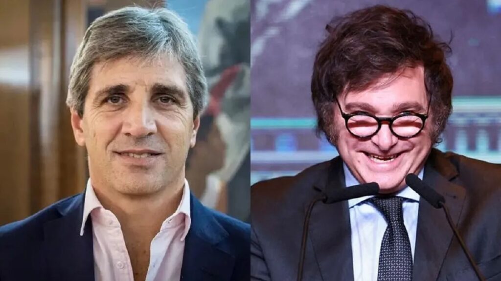 Milei valoró la «muñeca financiera» de Caputo y dijo que pondrá «patas para arriba» la economía