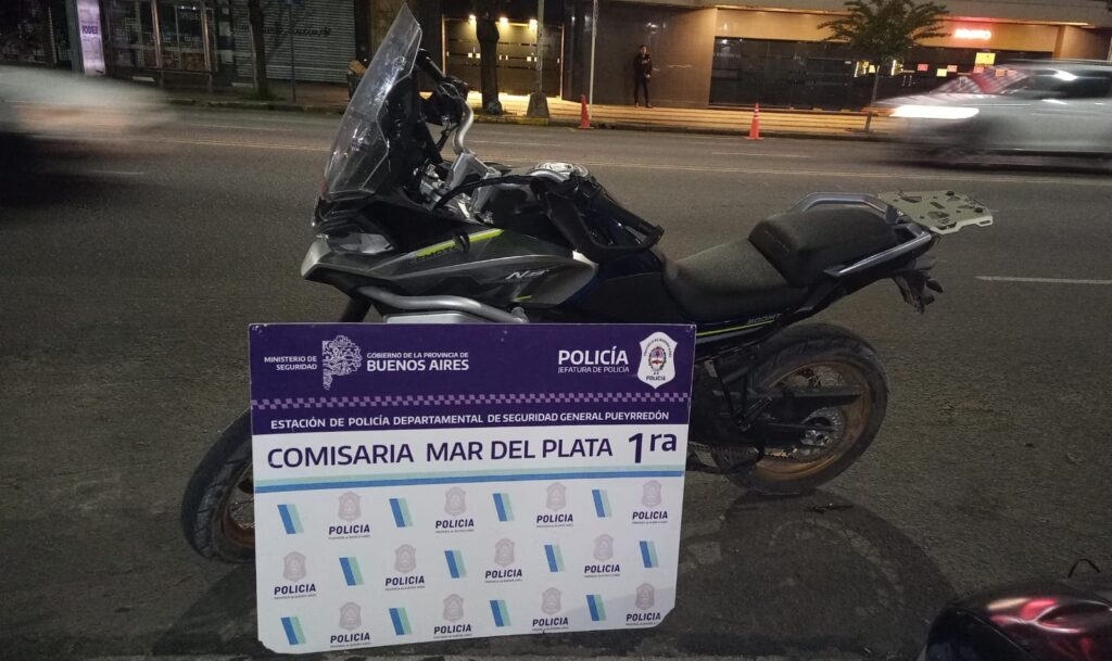 Recuperaron una moto robada y aprehendieron  a un delincuente