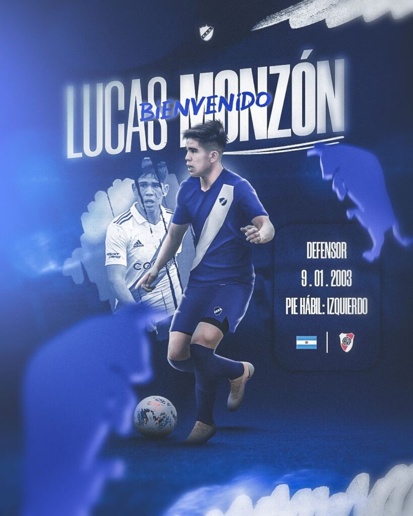 Lucas Monzón se sumó al plantel de Alvarado