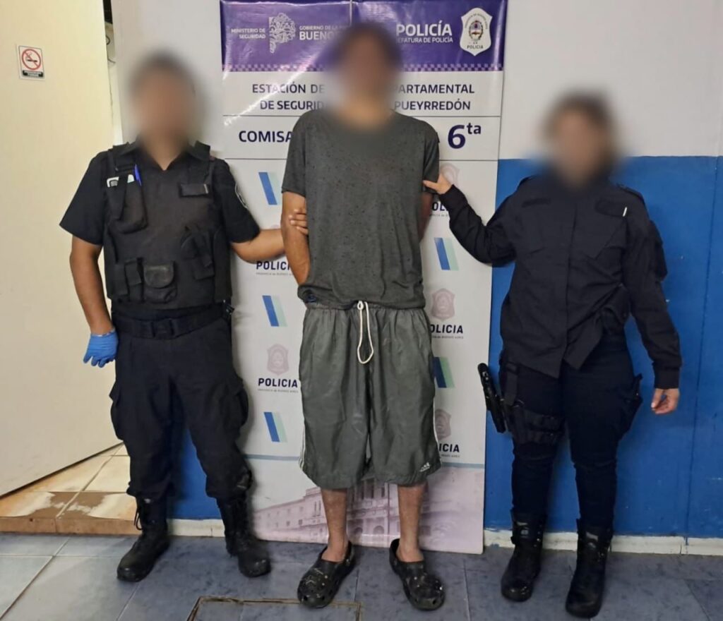 Amenazó a su hermana con un machete y resultó aprehendido