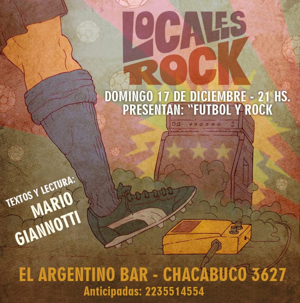 Fútbol y Rock en el Argentino Bar