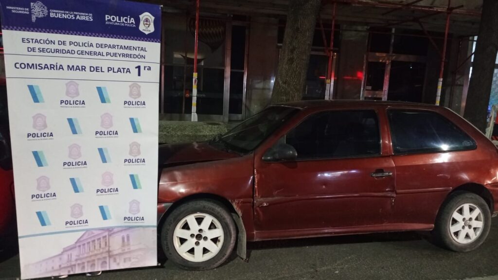 Circulaba con vehículo robado y terminó aprehendido