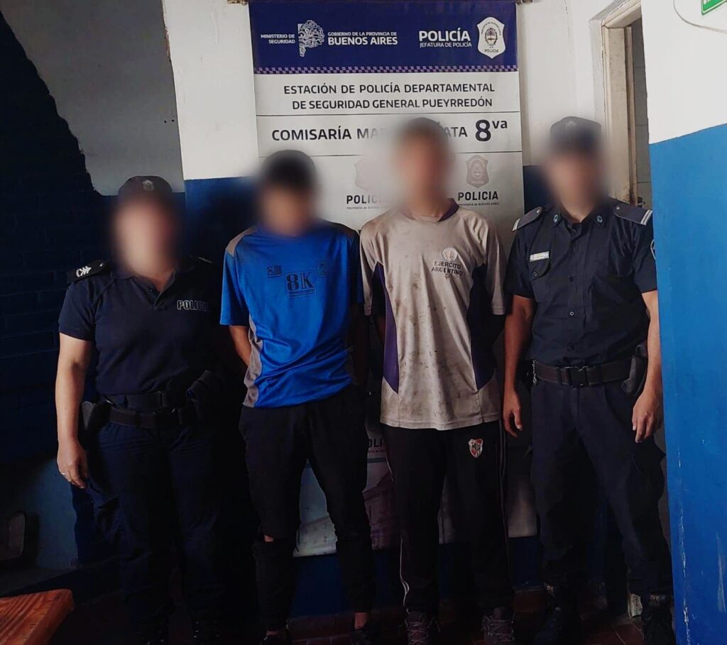Robaron tres bolsas de papas y fueron aprehendidos cuando escapaban en un remis