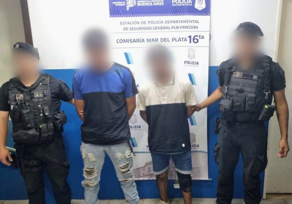 Vecinos redujeron a dos delincuentes que habían robado a una joven