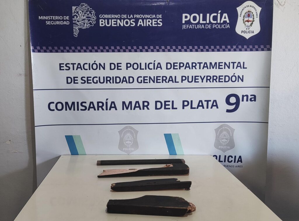 Cuidacoches golpeó a una pareja con un apoyabrazos de madera y los amenazó de muerte