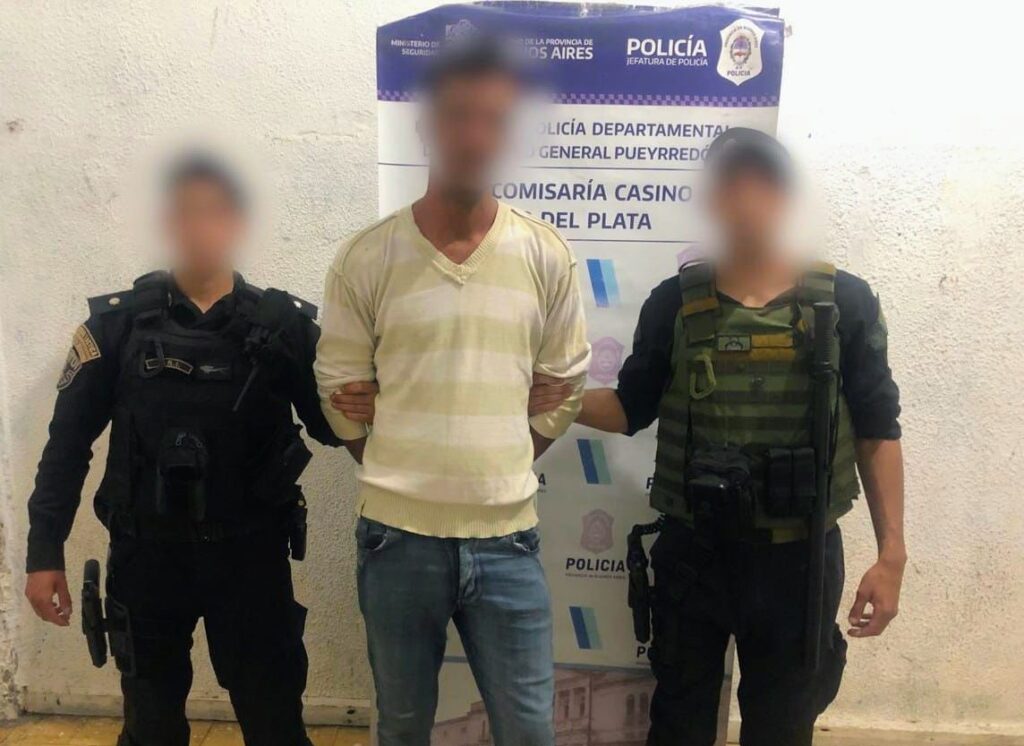 Delincuente con frondosos antecedentes generó disturbios, atacó a la policía y resultó aprehendido