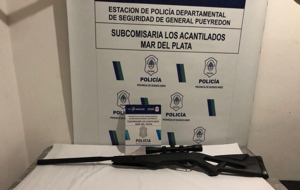 Efectuó disparo al aire en la vía pública, lo allanaron y le secuestraron 15 plantas de marihuana