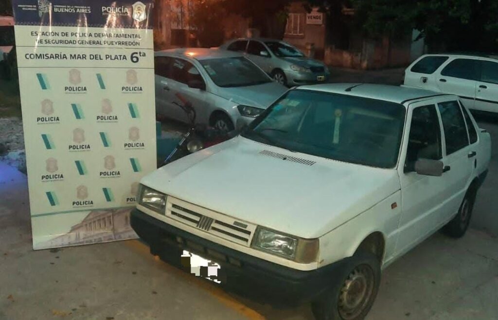 Circulaba con un vehículo robado y terminó aprehendido