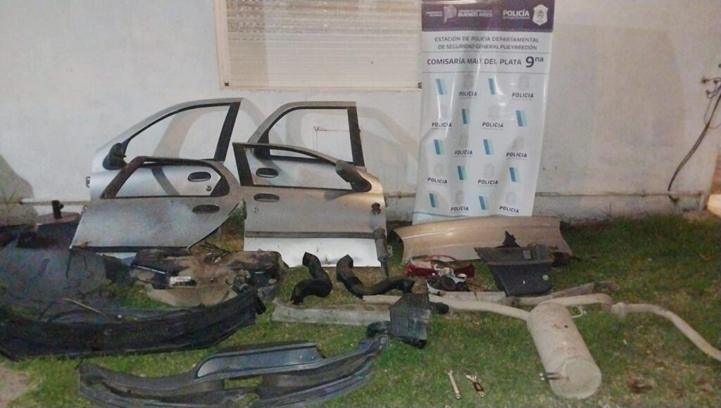 Recuperaron un vehículo y desarticularon un desarmadero con autopartes de autos robados