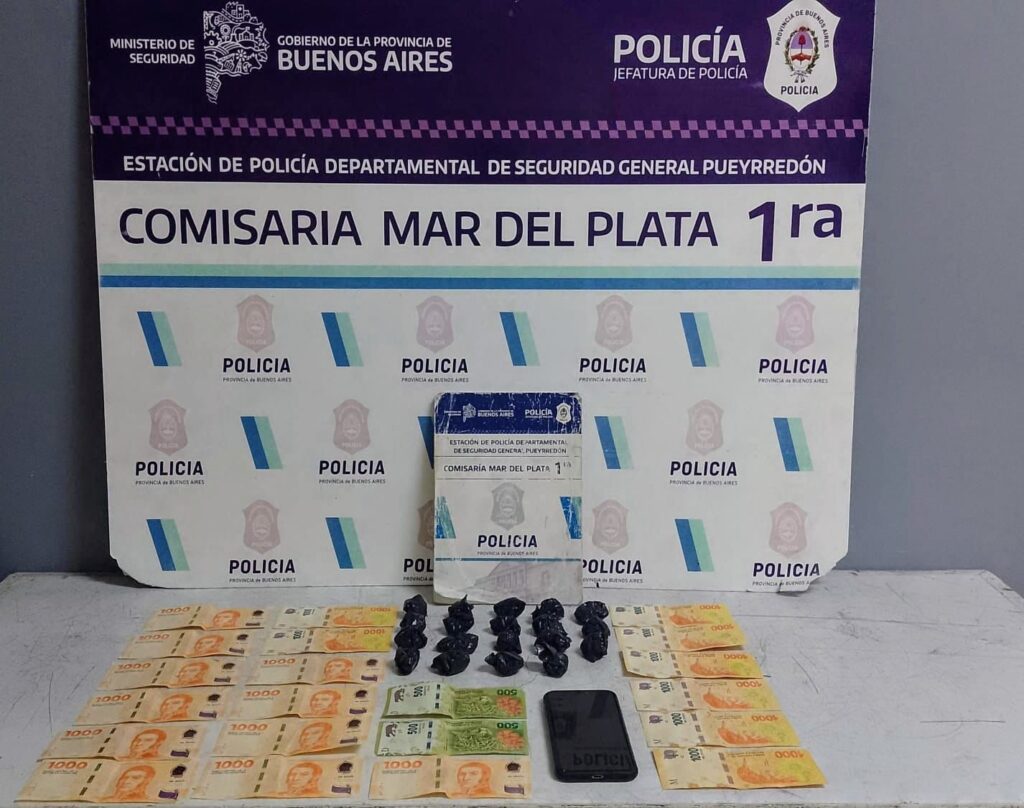 Vendía droga en la esquina de la Municipalidad y terminó en Batán