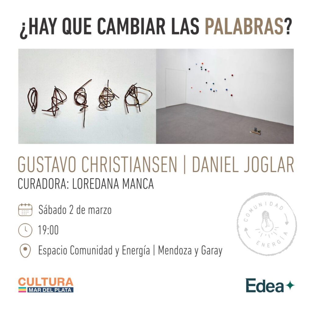 Reconocidos artistas marplatenses en el espacio «comunidad y energía»