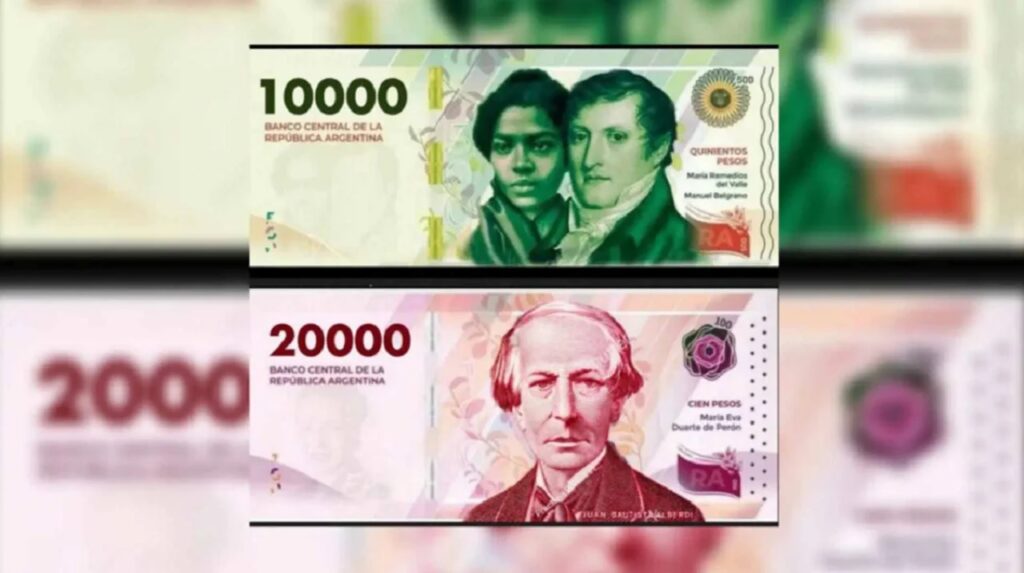 Confirmaron el lanzamiento de los billetes de $10.000 y $20.000