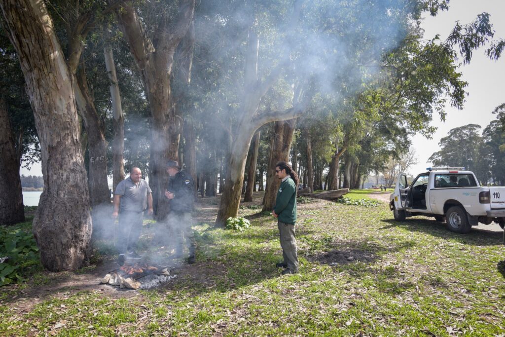 Se registraron más de 100 intervenciones por fuegos mal ubicados en la Reserva Natural Laguna de los Padres