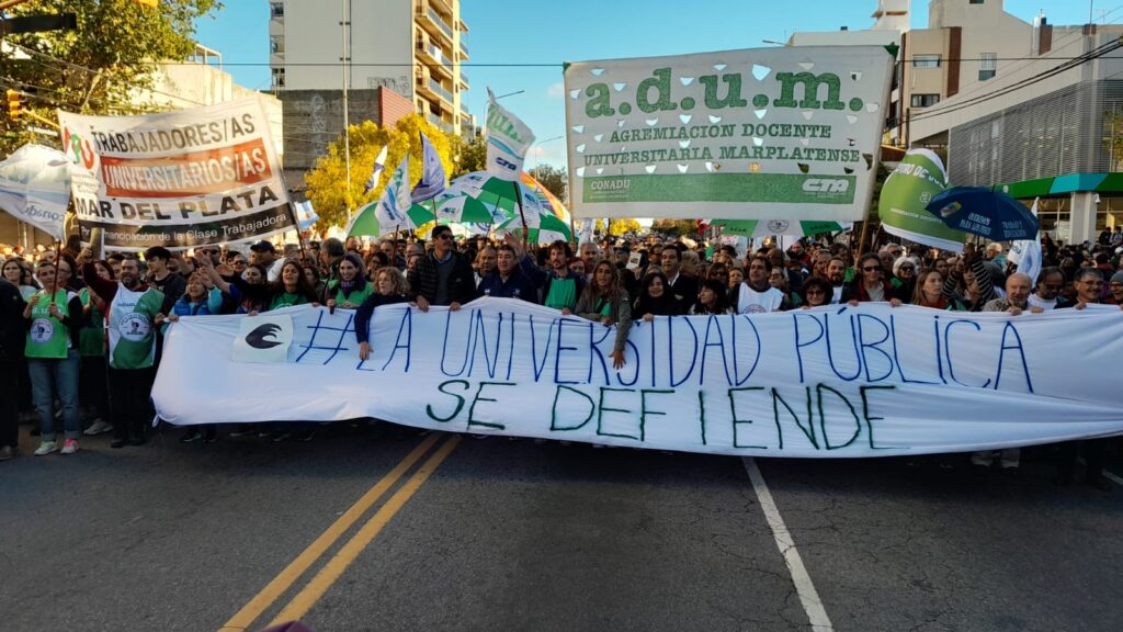 «Montenegro no entiende el vínculo de los marplatenses con la Universidad Nacional de Mar del Plata»