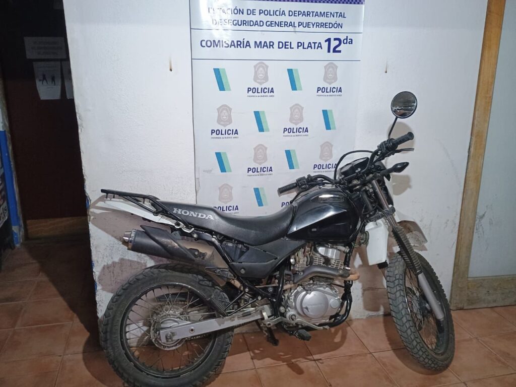 Circulaba con una moto con numeración adulterada: aprehendido