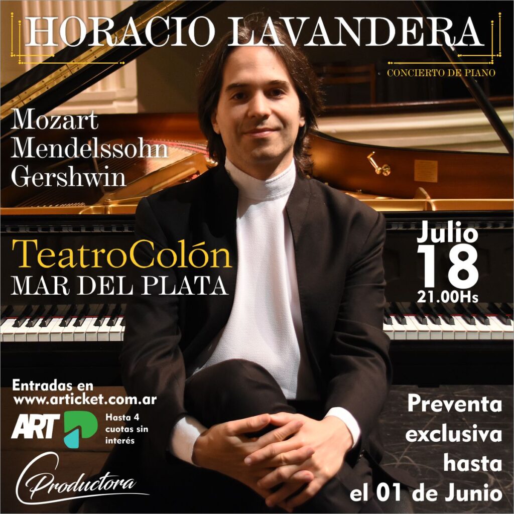 Horacio Lavandera: desde el Carnegie Hall de Nueva York a Mar del Plata para unir EEUU con Argentina