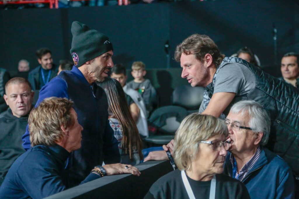 Furor por el pádel: Tevez, Nalbandian, la vicepresidenta y la princesa de Qatar