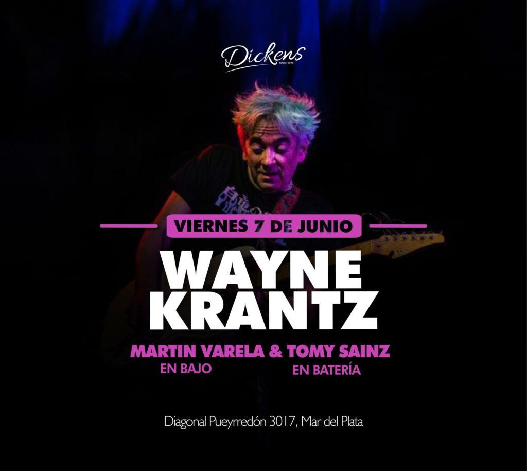 El guitarrista norteamericano Wayne Krantz tendrá una noche única en Mar del Plata