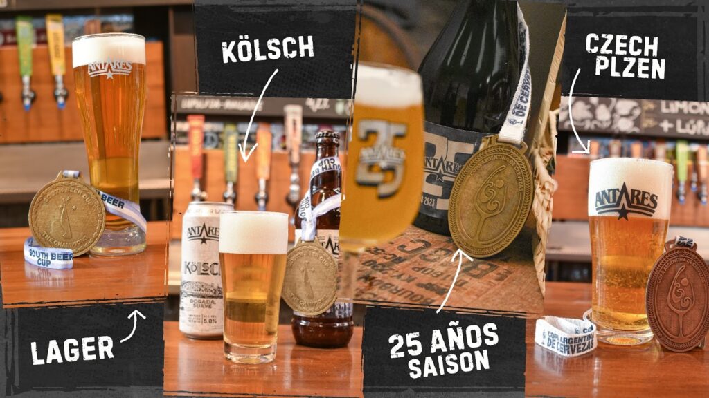 Cervecería Antares ganó cuatro medallas en el marco de dos prestigiosas competiciones cerveceras