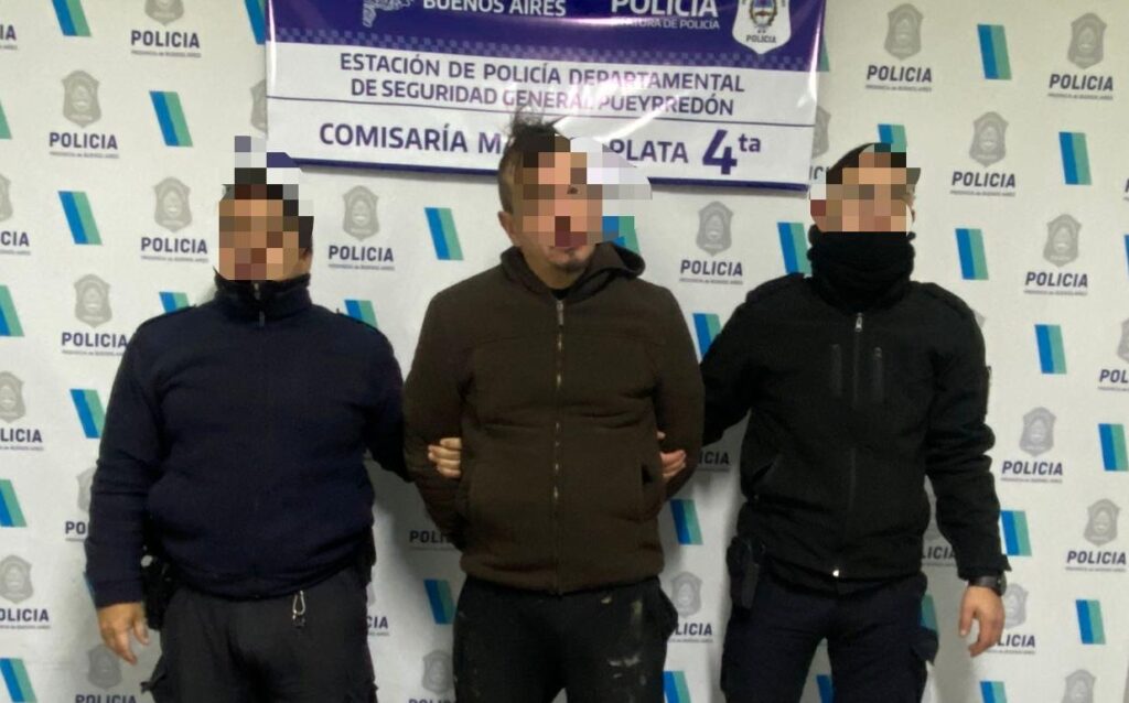 Peligroso delincuente golpeó a su madre y terminó aprehendido