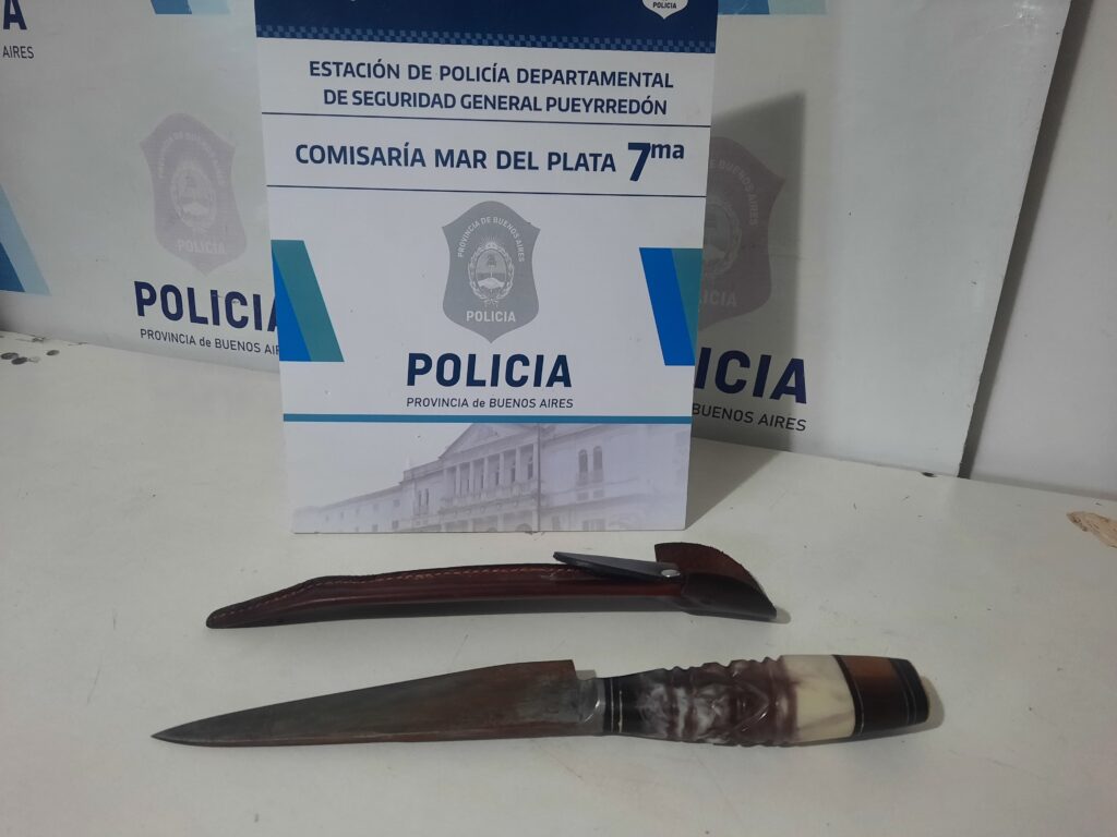 Circulaba con un auto robado y un cuchillo en la cintura: terminó en Batán