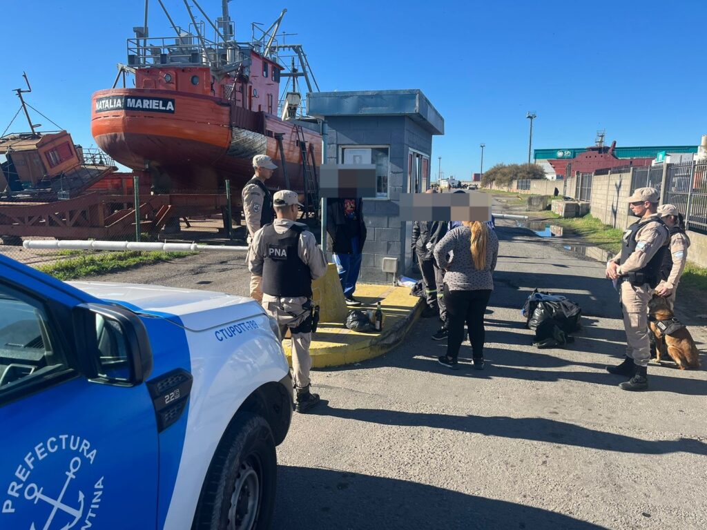 Prefectura incautó marihuana en el Puerto de Mar del Plata