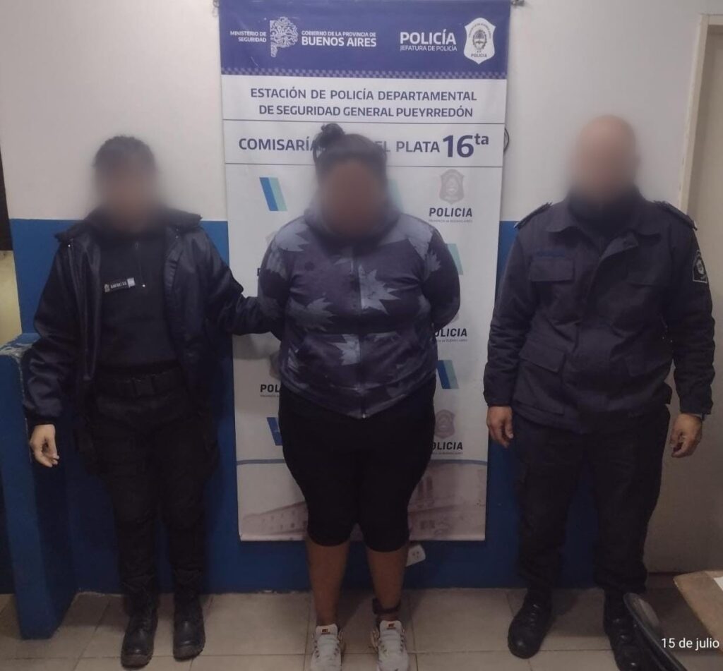 Tenía arresto domiciliario y fue a la casa de la familia a generar disturbios