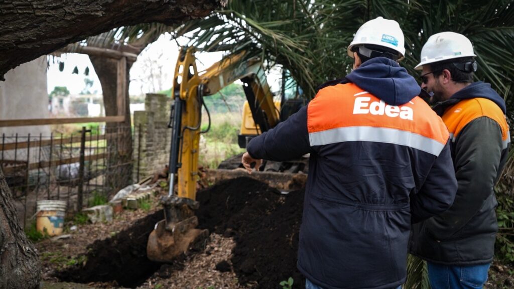 Acantilados: EDEA ejecuta una importante obra para mejorar el abastecimiento de energía eléctrica