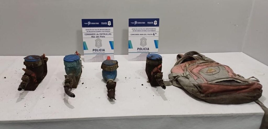 Robaron cuatro medidores de agua pero se delataron frente a la policía y terminaron aprehendidos