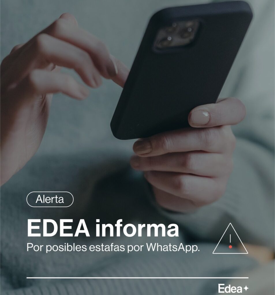 Alerta a la población: intentan realizar estafas en nombre de EDEA