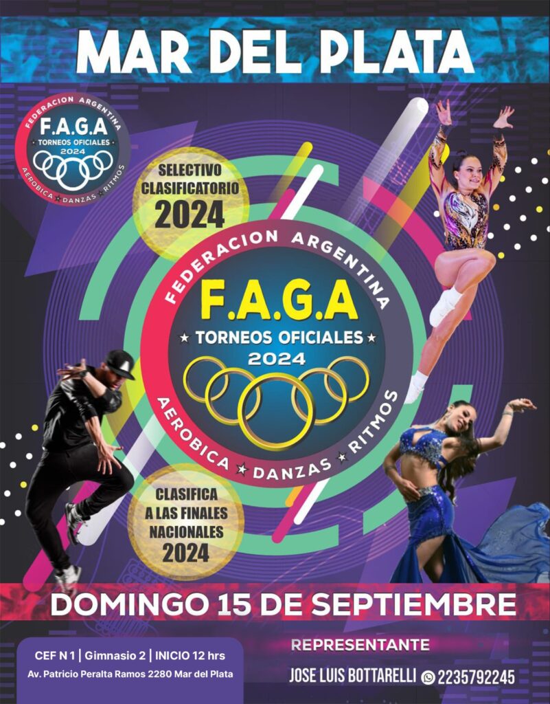 Llega a Mar del Plata la Selectiva del Torneo Nacional de Aeróbica, Danzas y Ritmos