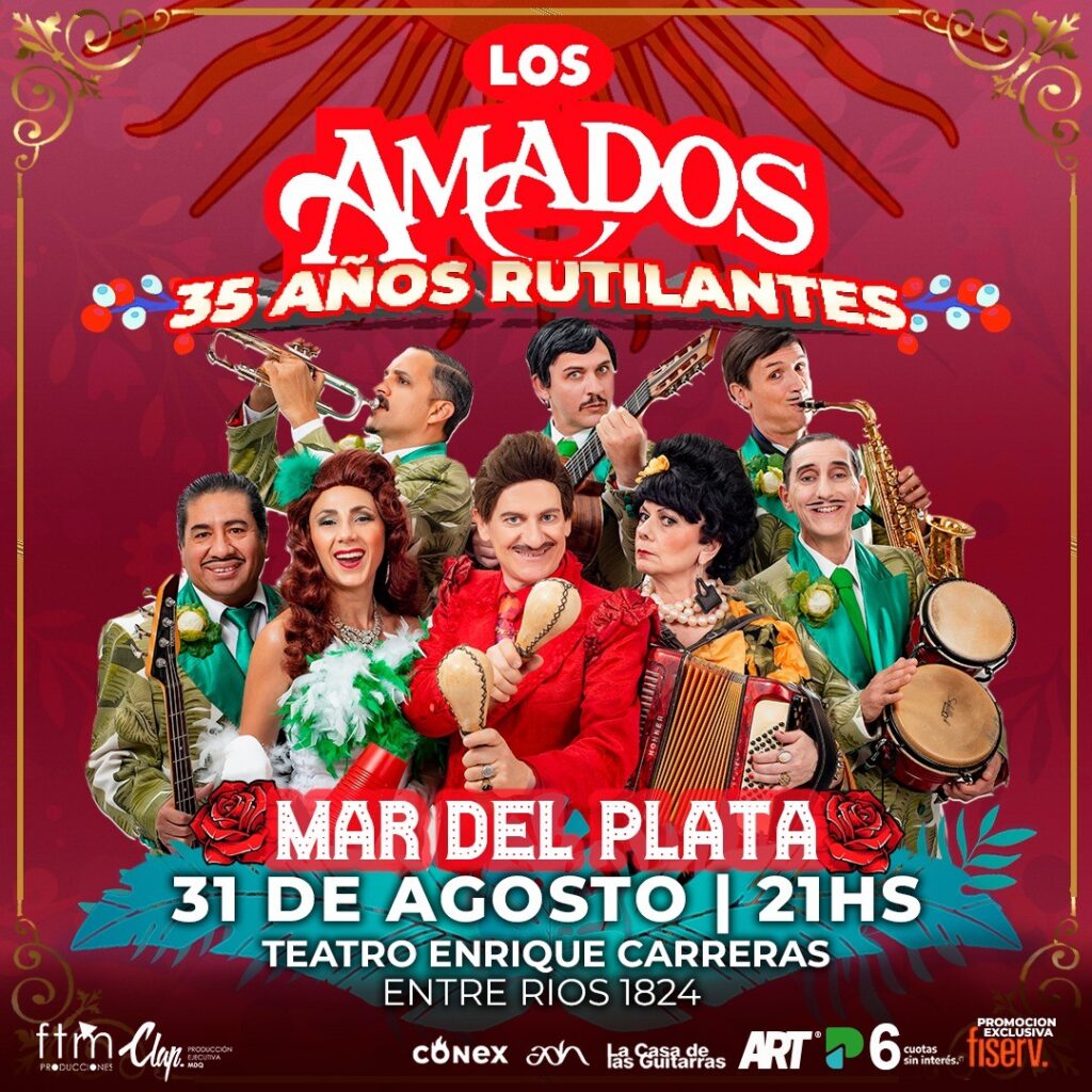 Los Amados festejan 35 años de trayectoria