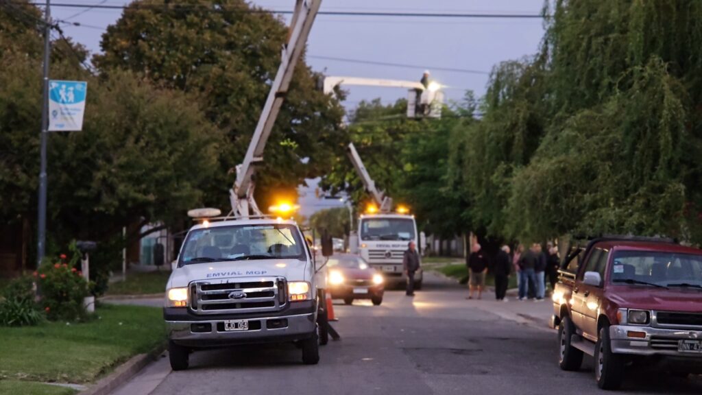 La Municipalidad finalizó la repotenciación LED en el barrio San Cayetano