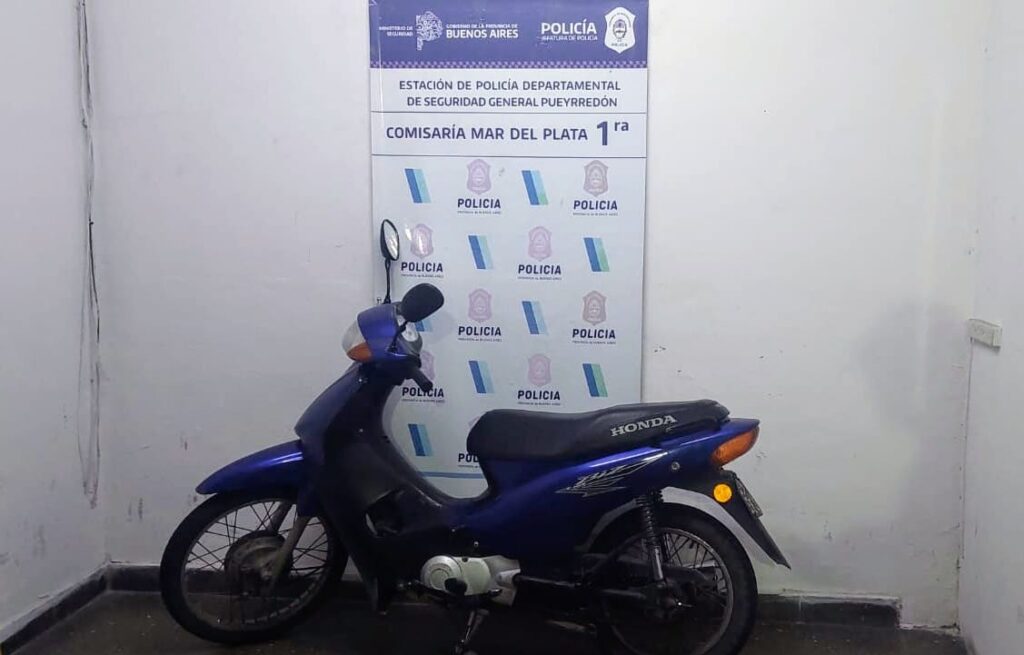 Intentó robar una moto y terminó aprehendido