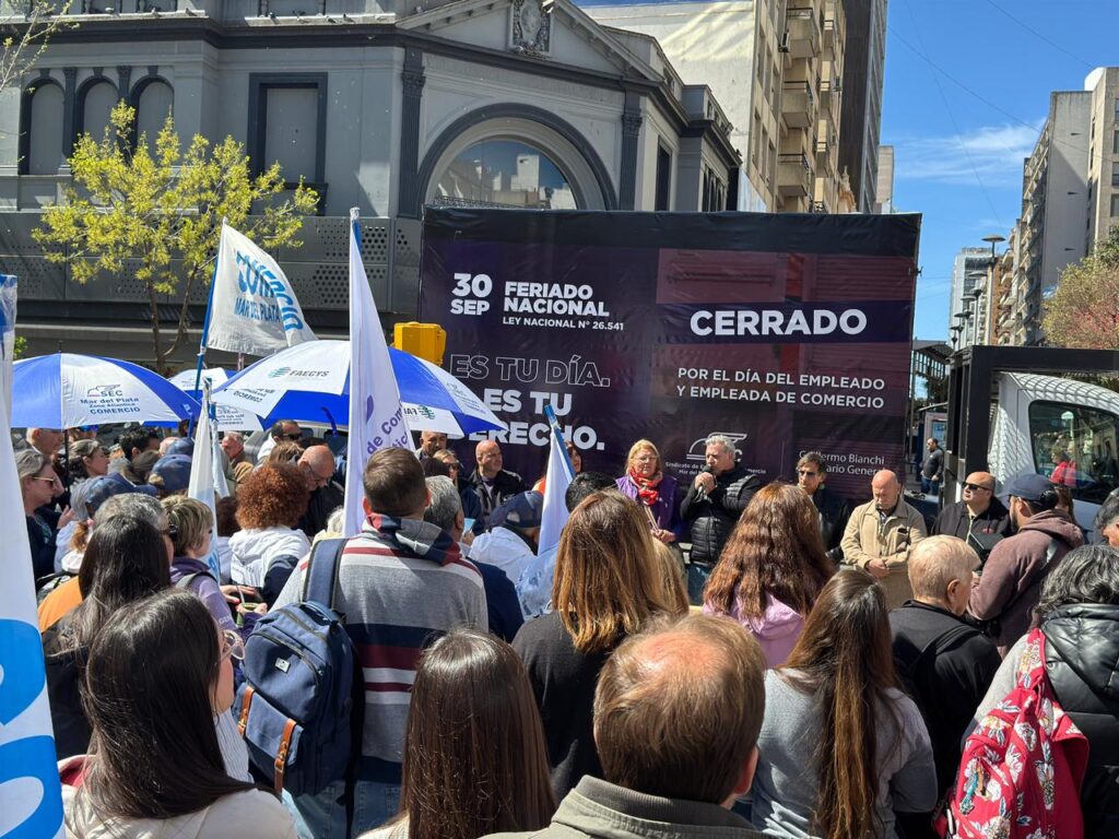Día del trabajador mercantil: empleados de Comercio confirmaron que el próximo lunes será un día no laborable
