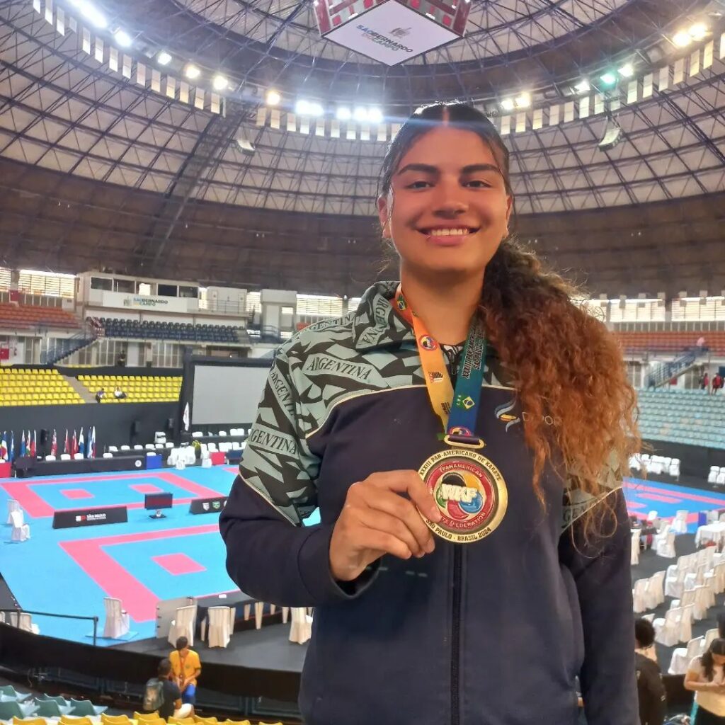 La marplantese Aylén Yardin, al Mundial de Venecia de Karate