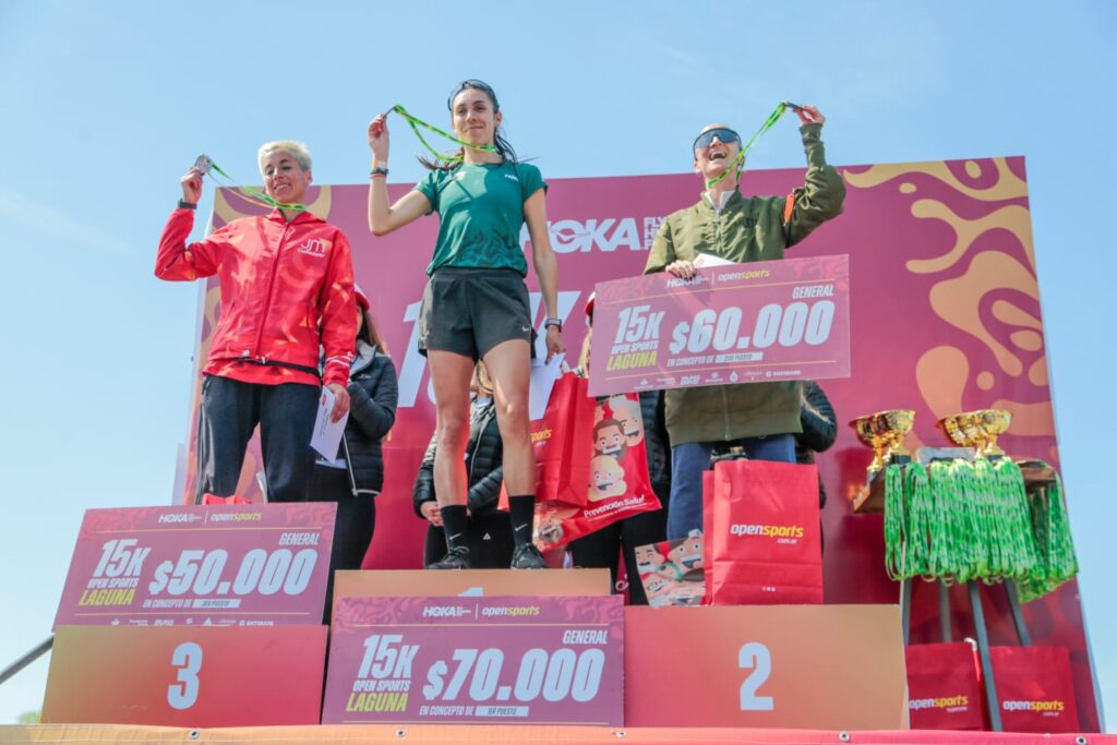 Micaela Levaggi se quedó con la 10º edición de los 15k Open Sports Laguna