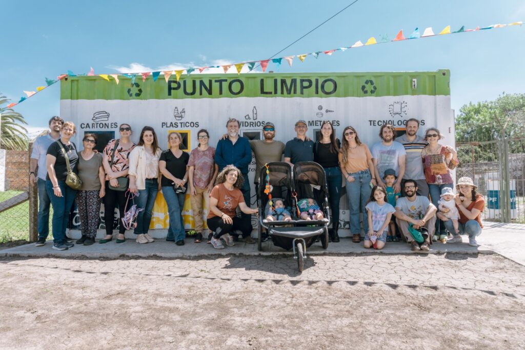 Sustentabilidad: inauguraron un punto de reciclaje en Batán