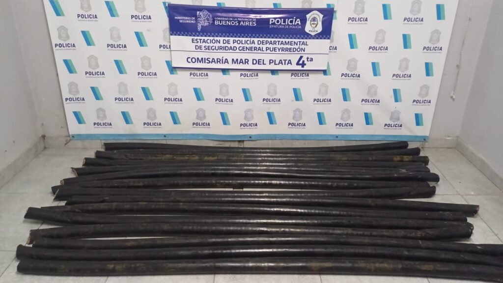 Robaba cables en Don Bosco y Rivadavia y terminó aprehendido