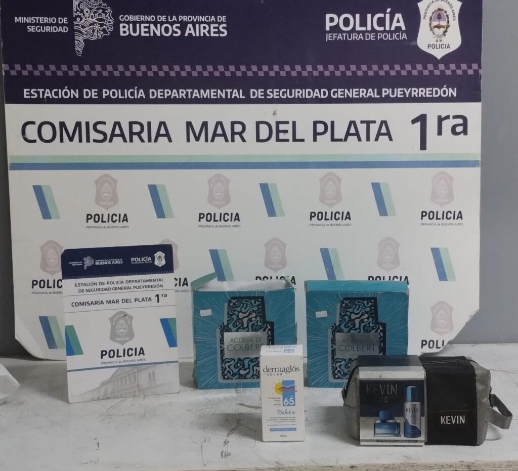 Robó en una farmacia productos por casi 90 mil pesos y terminó aprehendido