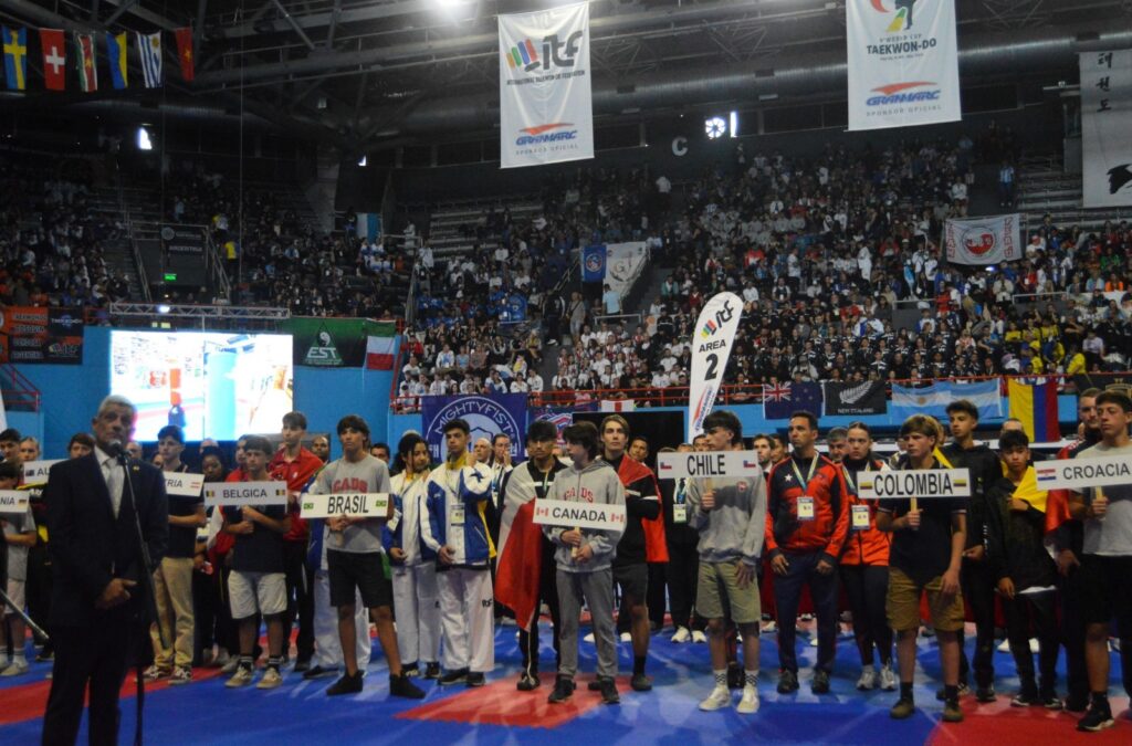 Mar del Plata se vistió de gala para la apertura de la IX Copa del Mundo de Taekwon-do ITF