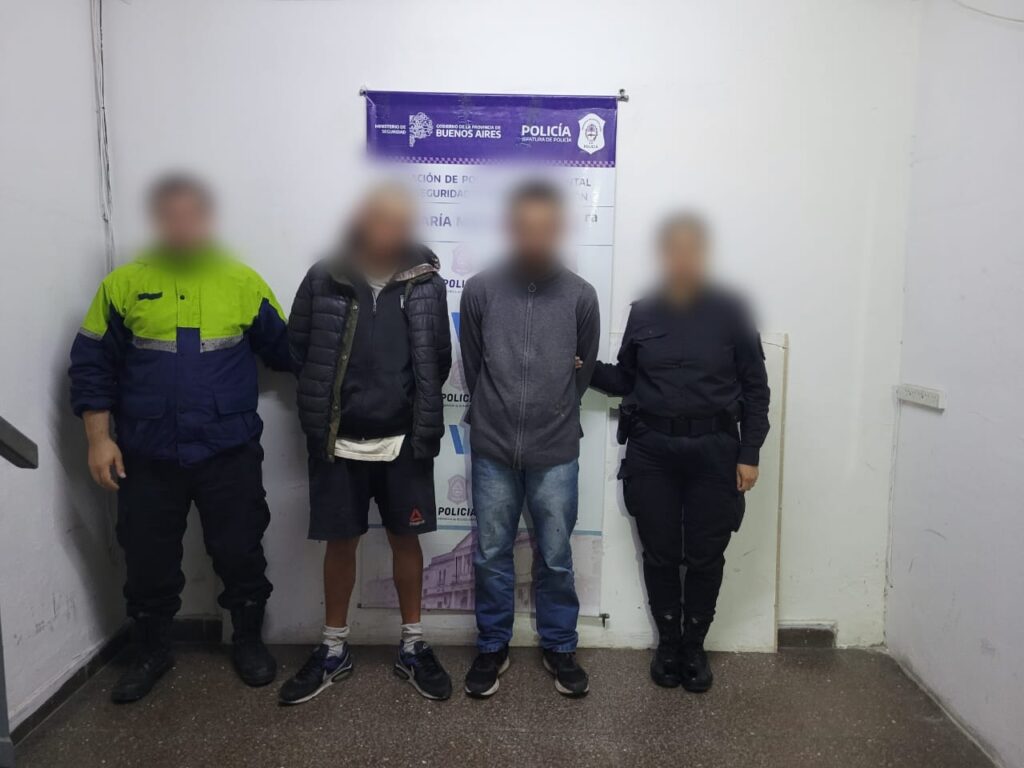 Arrasaron robando picaportes y quedaron aprehendidos tras ingresar a una vinería por un ventiluz