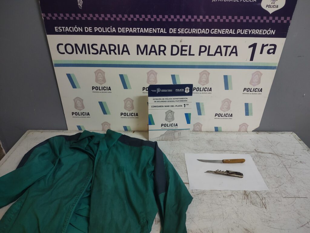 Una pareja atacó con un cuchillo a un peatón para robarle sus teléfonos celulares: aprehendidos