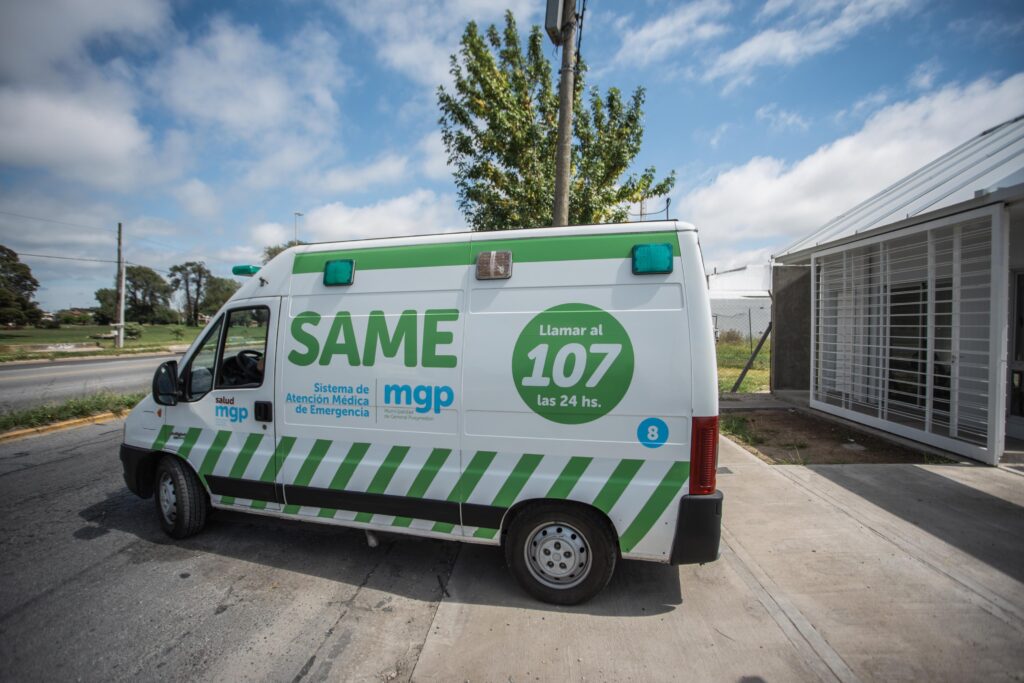 Se recuerda a la población que ante emergencias médicas se debe llamar al SAME al 107