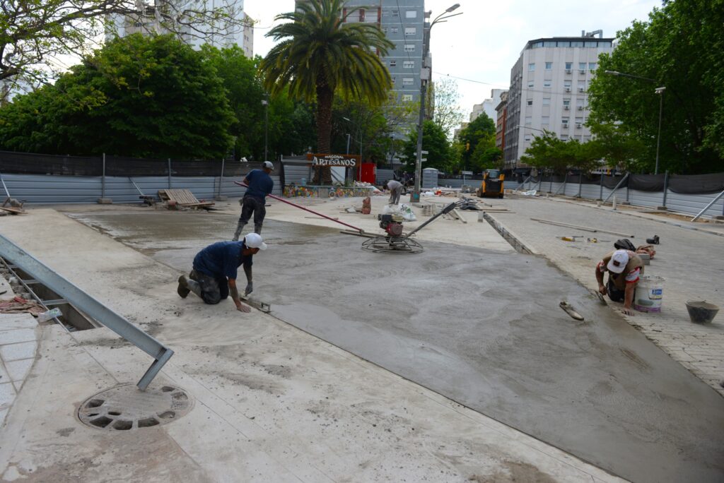 Avanza la etapa final del reacondicionamiento e integración urbanística de la calle San Martín