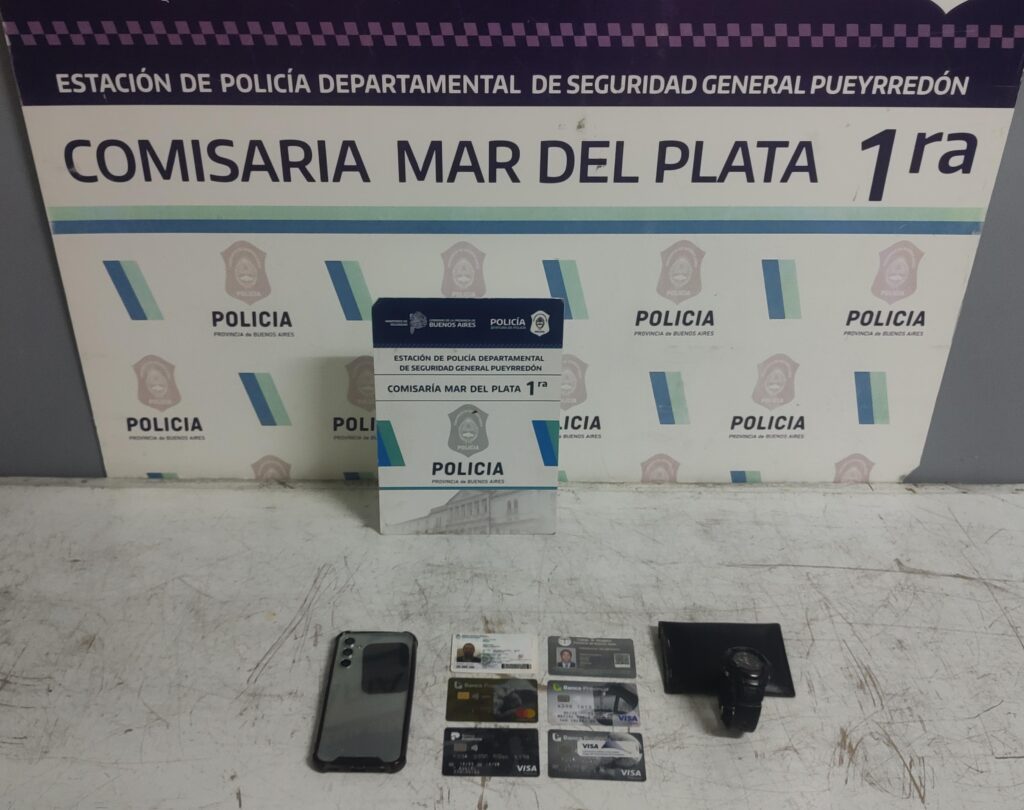 Un aprehendido tras robar en el vestuario del Club Kimberley