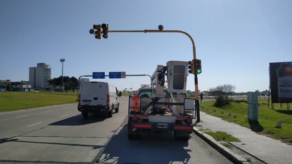 Avanzaron con tareas para mejorar la seguridad vial en distintos puntos de Mar del Plata