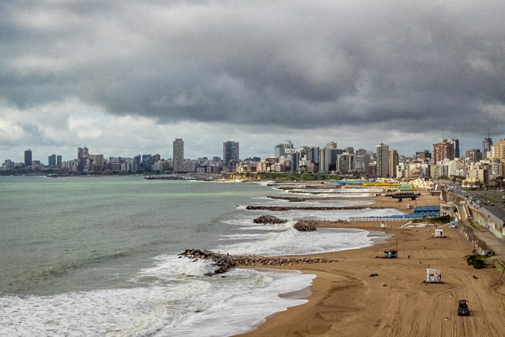 Alerta por ráfagas de vientos de hasta 70 kilómetros por hora para Mar del Plata