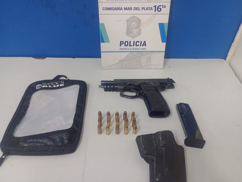 Allanamiento, secuestro de un arma y un aprehendido por robar una moto a mano armada